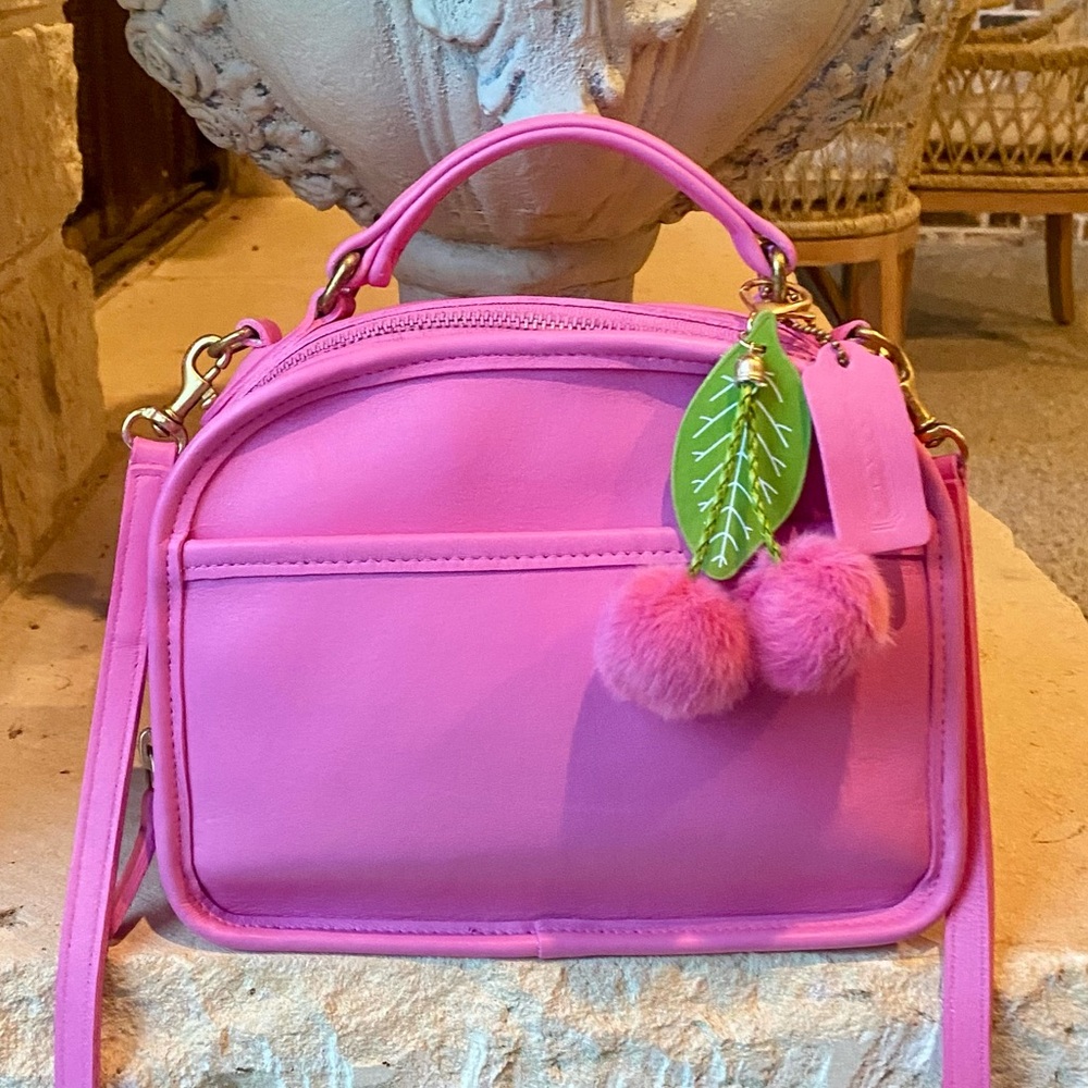 Upcrafted Vintage Coach Lunch Box  & bag charm
